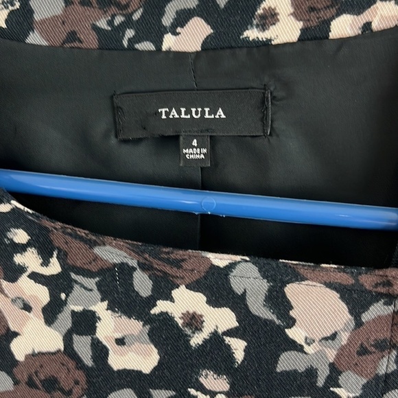 Aritzia Talula Brown/Black/Cream A-Symmetrical Fall Jacket - Picture 5 of 10